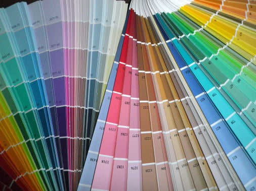 RAL shade card for colour matching